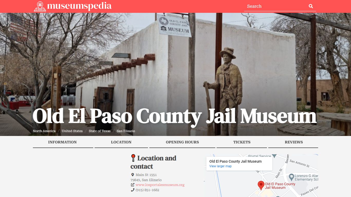 Old El Paso County Jail Museum - museumspedia.com